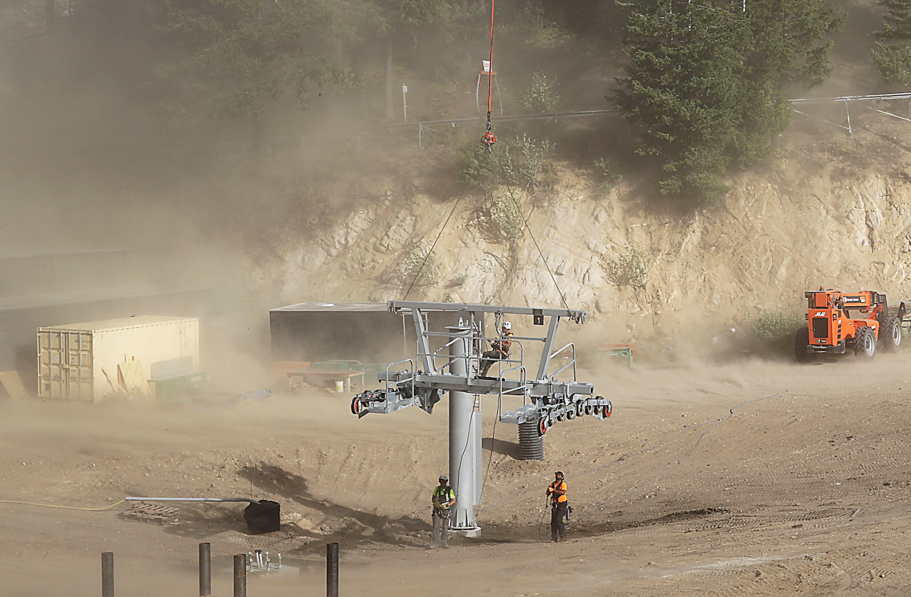 Helo lift install